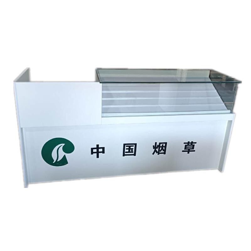 收银台烟柜一体多功能推拉储藏移动烟草专用玻璃转角烟柜收银台