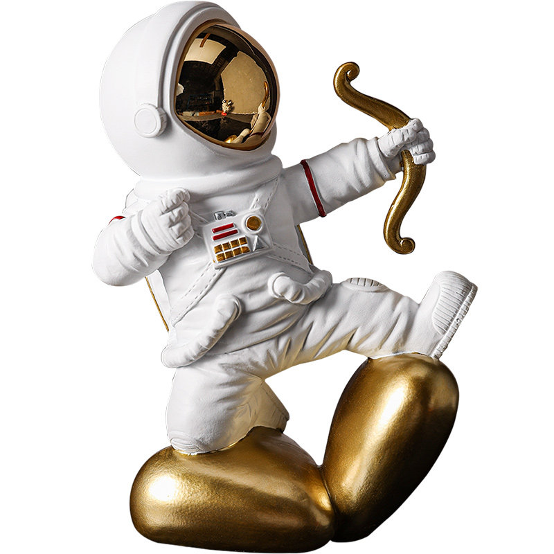 创意宇航员摆件客厅办公室书房电脑桌面太空人家居酒柜高档装饰品