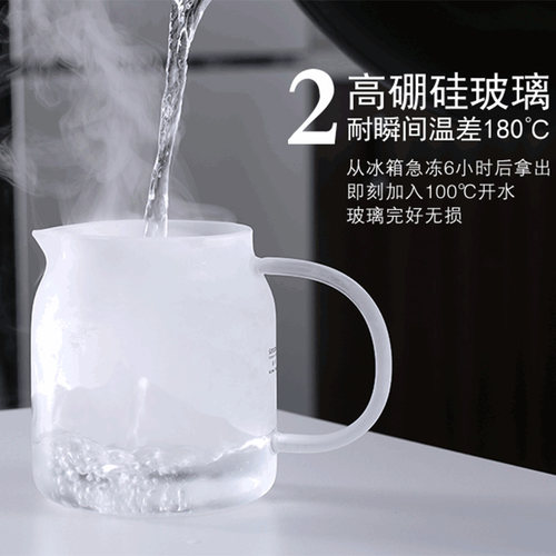 尚明玻璃壶耐热玻璃耐高温茶壶 办公室茶具 304不锈钢壶尚明茶具