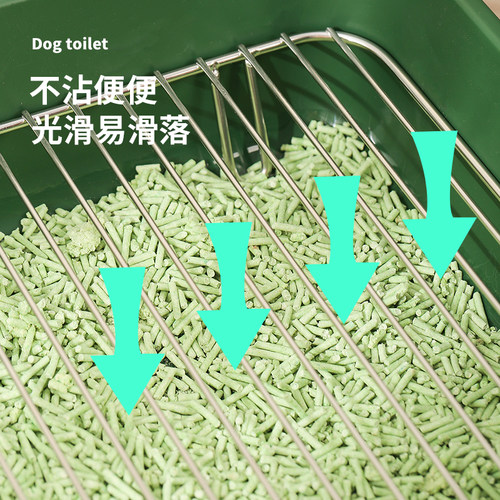狗狗专用厕所宠物便盆防粘屎狗砂盆尿尿盆不锈钢防吃屎小型犬用品