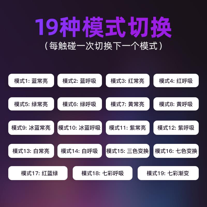 17-24款迈腾B8七彩脚底灯12-16迈腾B7呼吸变色脚窝灯车内氛围灯