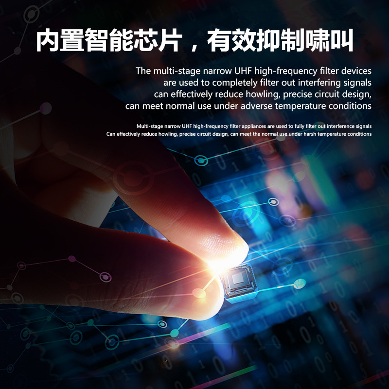万能无线话筒一拖二通用接收器唱歌ktv直播演出动圈专业UHF麦克风