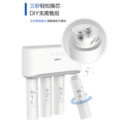 溢泰B-3-100净水器净水机家用陶氏RO膜反渗透过滤自来水直饮纯水