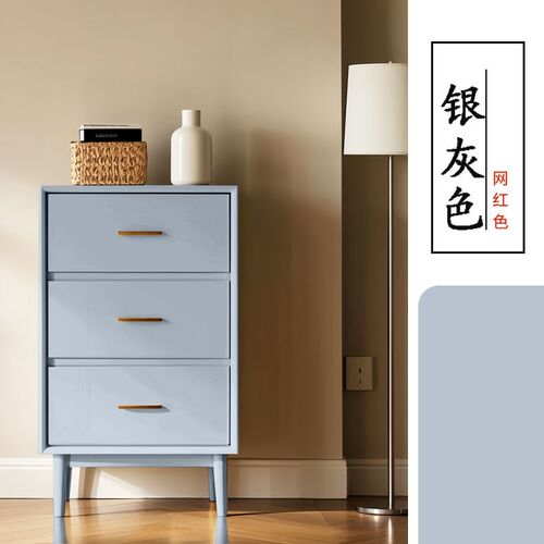 水性木器漆旧木柜衣柜厨柜柜门木质家具翻新漆改色漆专用油漆黑色