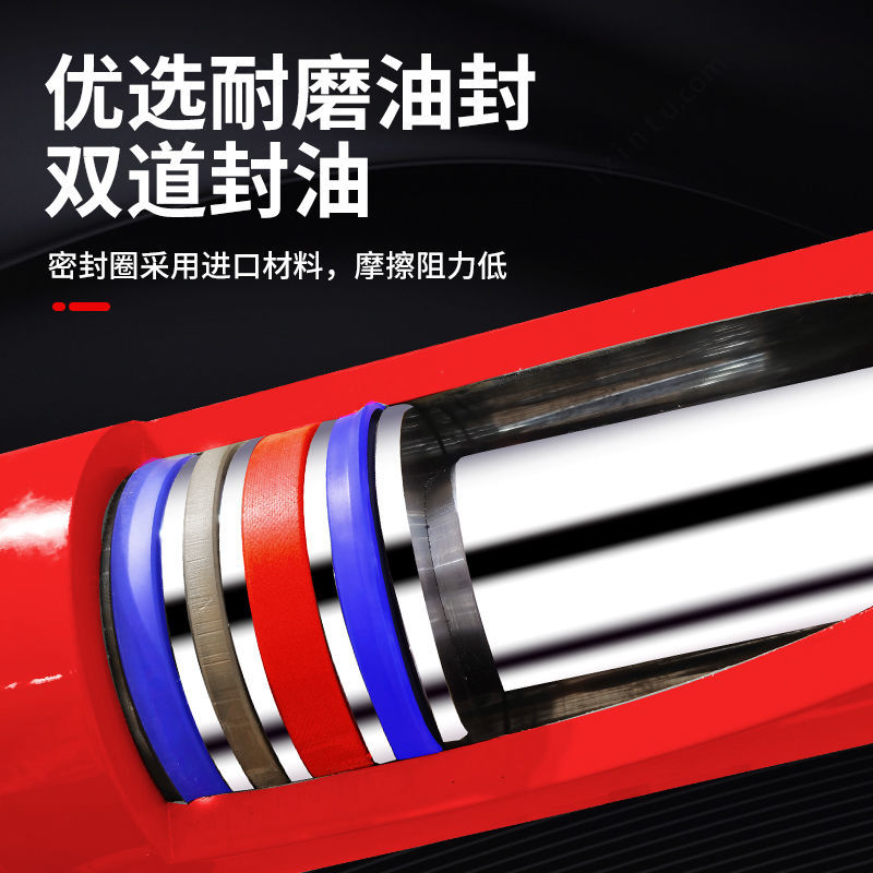 80缸径液压油缸双向液压油缸 8吨双耳环升降液压油顶压重型千斤顶