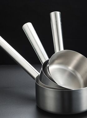 304不锈钢水瓢大号水舀子水勺商用加长柄大勺子食堂打粥勺舀水勺