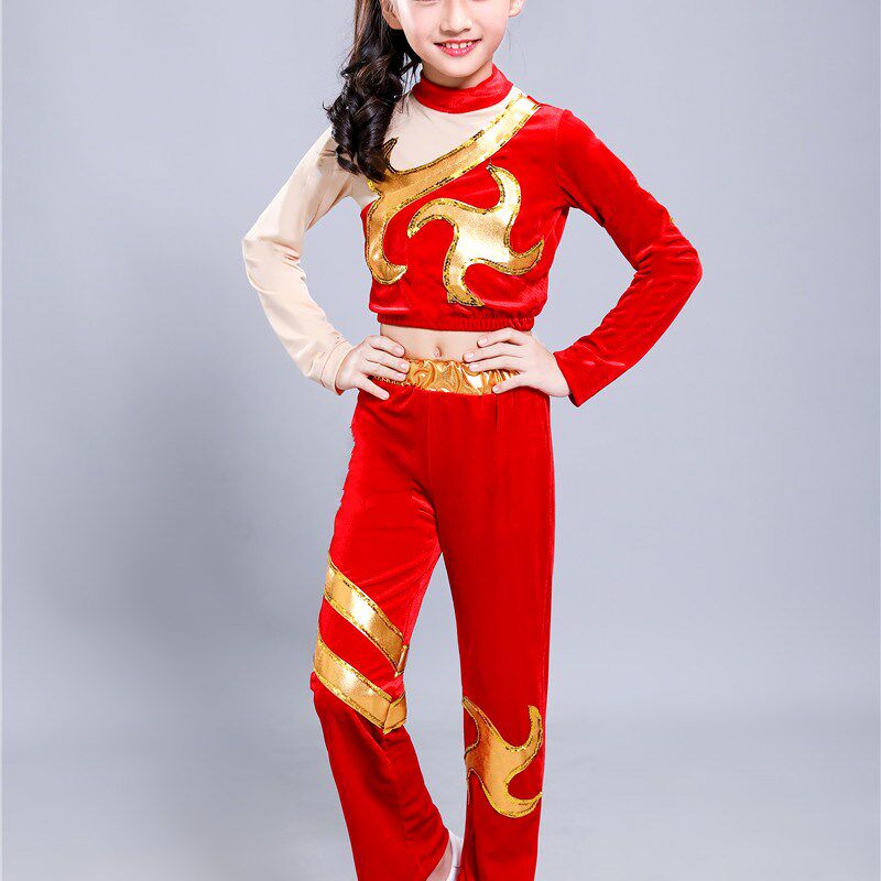 儿童啦啦操舞蹈服啦啦队健美操团体比赛健身操跳绳广播体操演出服