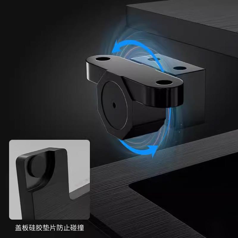 铝合金电脑桌穿线盒办公室会议桌过线孔电视柜穿线孔金属装饰孔盖