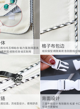 LG专用滚筒侧开盖洗衣机罩5/6/7/8/9/10公斤全自动防水防晒套子