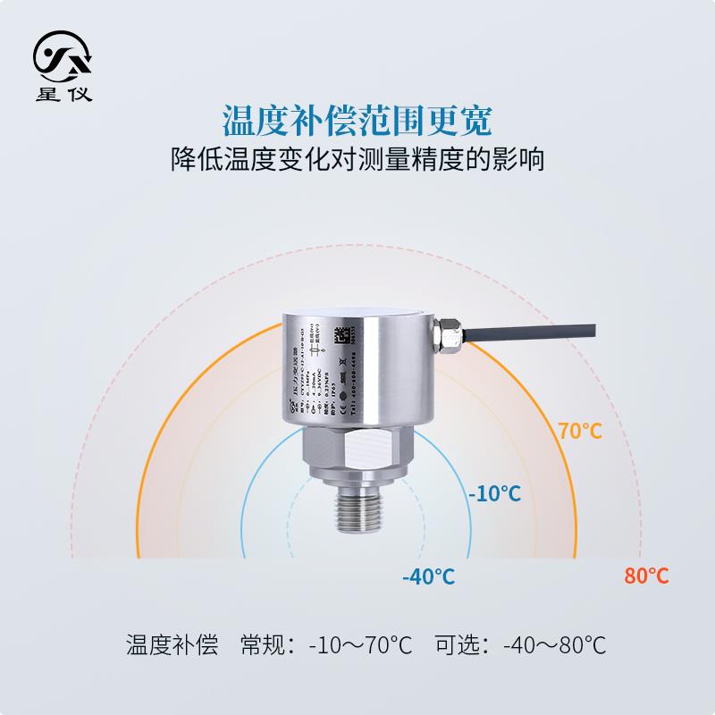 星仪CYYZ95小巧型压力变送器真空高精度供水通用水液气油压传感器