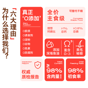 美人喵猫罐头主食罐猫咪零食成幼猫营养增肥全价猫粮猫条24罐整箱