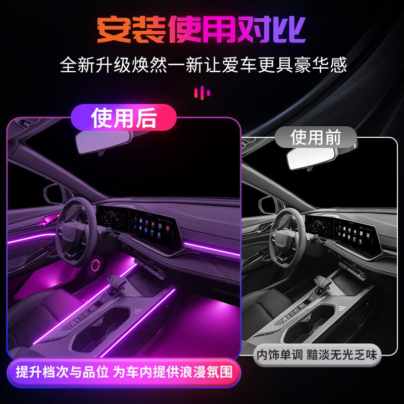 长安欧尚X5plus氛围灯X5二代车内内饰装饰用品大全改装件配件专用