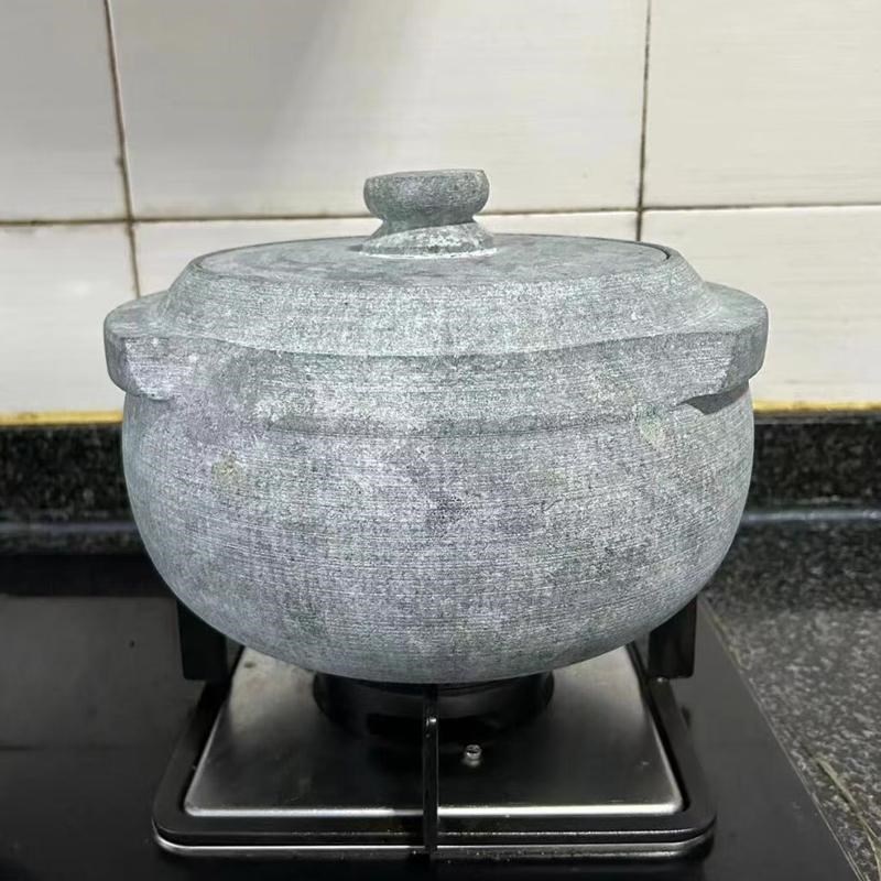西藏墨脱石锅家用天然皂石煲汤炖汤养生锅耐高温不粘锅熬粥炖鸡汤