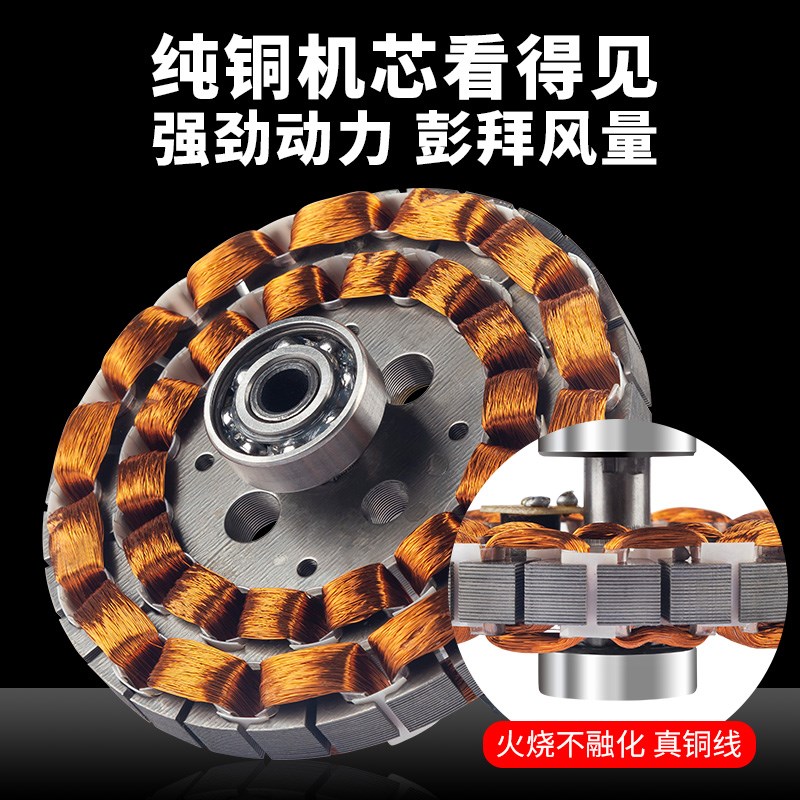 长城吊扇家用客厅1400mm铁叶工业餐厅宿舍大风力吊顶静音56寸风扇