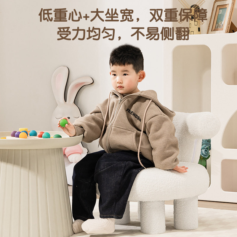 儿童沙发椅可爱宝宝单人座椅网红卡通座椅小儿童男孩女孩可爱简约