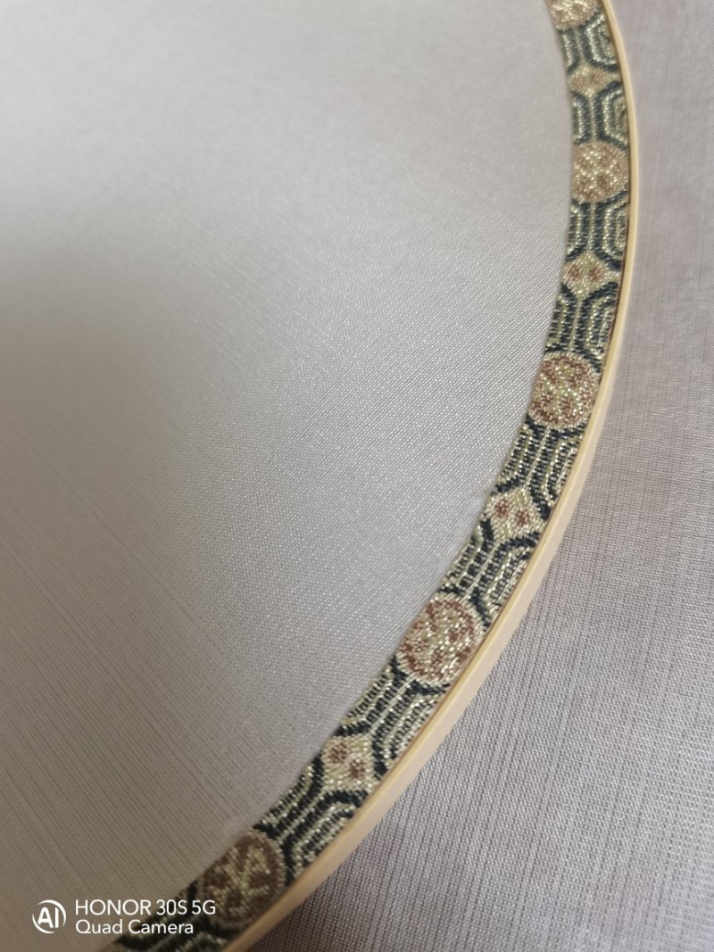 新款23cm26厘米空白团扇子竹框双流苏手绘工笔字画古风定制包邮