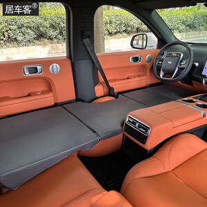 适用理想L6车载旅行海绵床垫可折叠前后排自驾游午睡汽车内睡觉