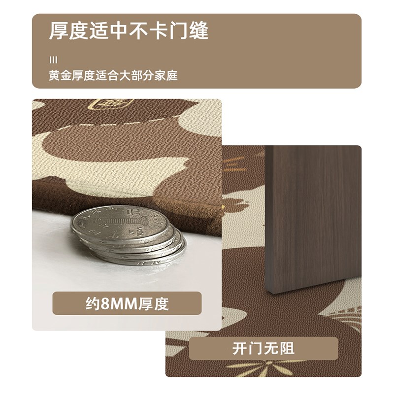 入户门地垫家用大门口吸尘防滑脚踏垫可定制玄关地毯垫踩脚垫室外