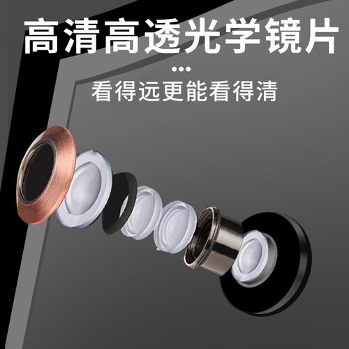 猫眼防盗门通用堵孔入户门通用可视门镜广角高清老式防盗门堵孔器