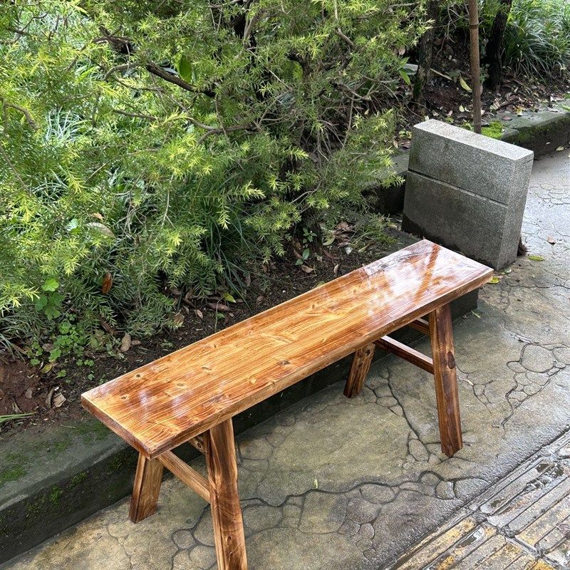 实木长凳子条凳家用靠墙板凳长登子火锅木板凳餐桌长条凳小木凳子