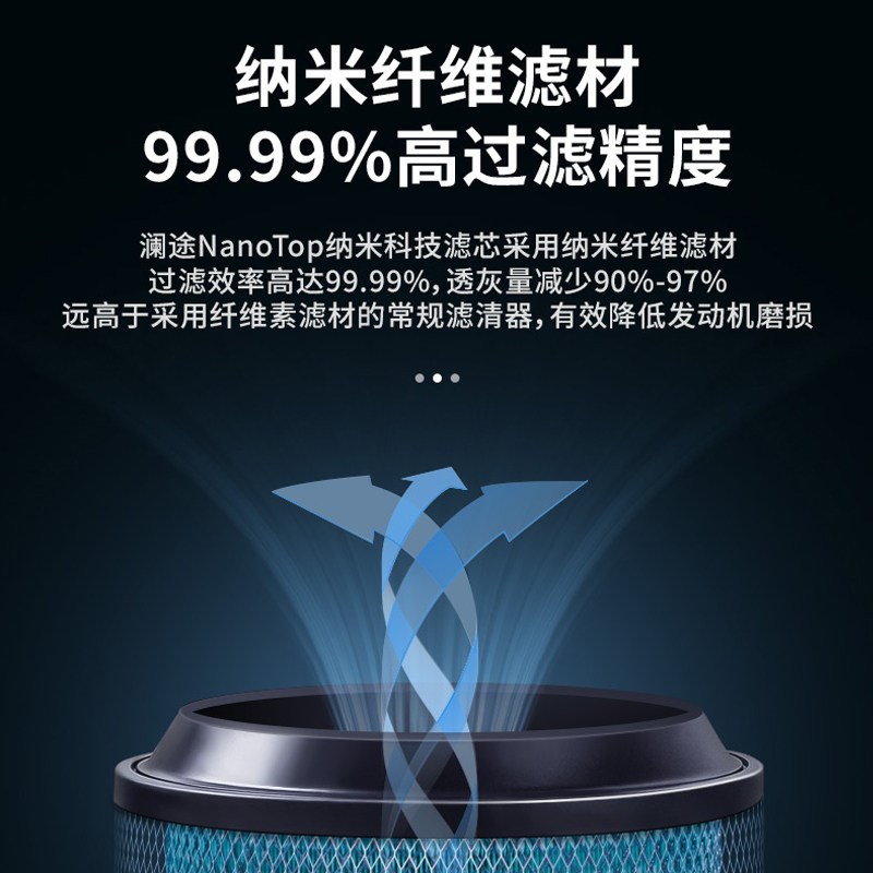 澜途空气滤芯2652 3050 2841空滤解放J6/J7/东风天龙等卡车之家