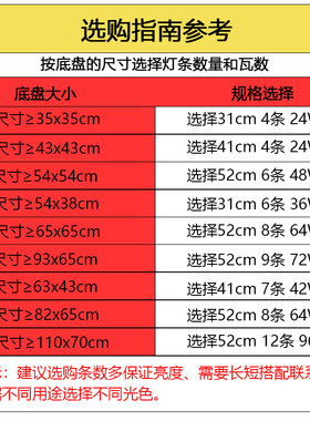 led吸顶灯替换灯条贴片长条免安装客厅厨房灯220v家用单色卧室灯