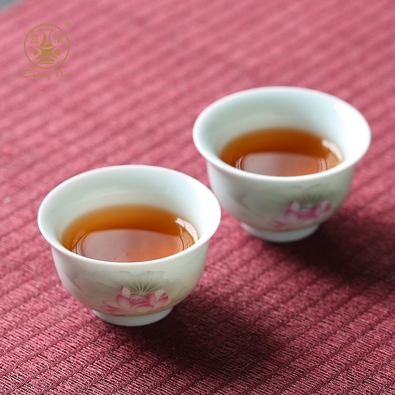 昌南陶瓷景德镇主人杯单杯品茗杯高端功夫茶杯女士小号主人杯单个