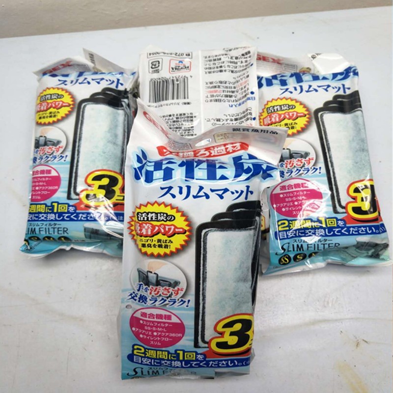 包邮金丽佳瀑布式过滤器 专用活性炭过滤板过滤棉 3片装GEX通用