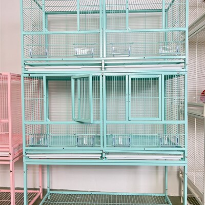 刺星球松石六宫格三层大型群鸟笼鹦鹉笼大号玄凤虎皮牡丹繁殖笼