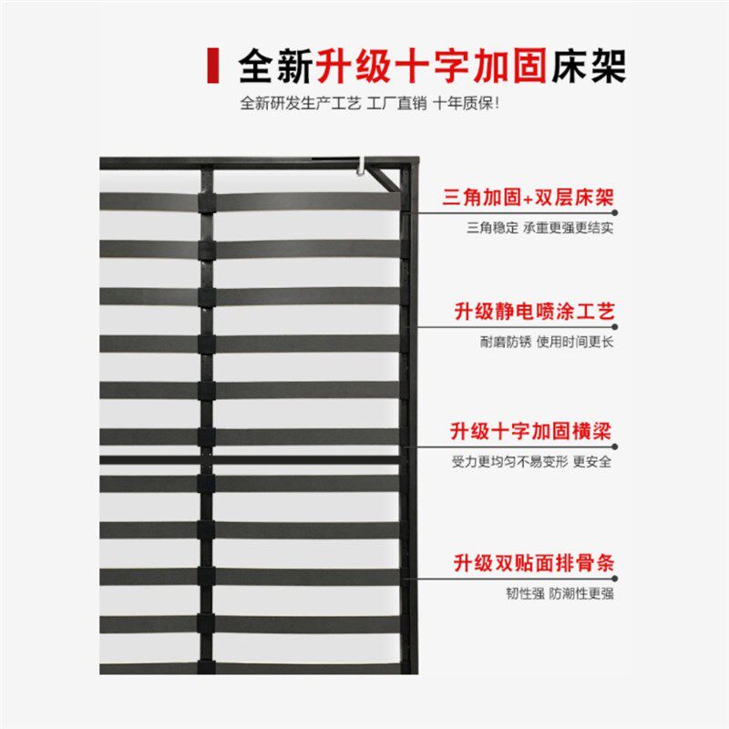 自动脚隐形床多功能正侧翻转折叠床五金配件一体加固壁床衣柜藏墙