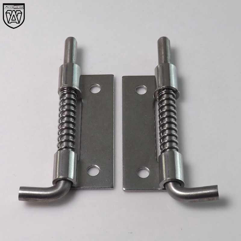 弹簧插销304不锈钢CL225 电柜铰链插销 无孔焊接铰链 转动轴下座图片