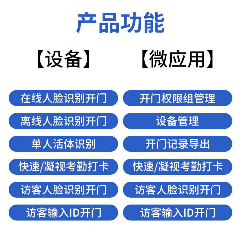 魔点G2门禁考勤一体机钉钉智连人脸识别上班打卡多功能人脸云管理