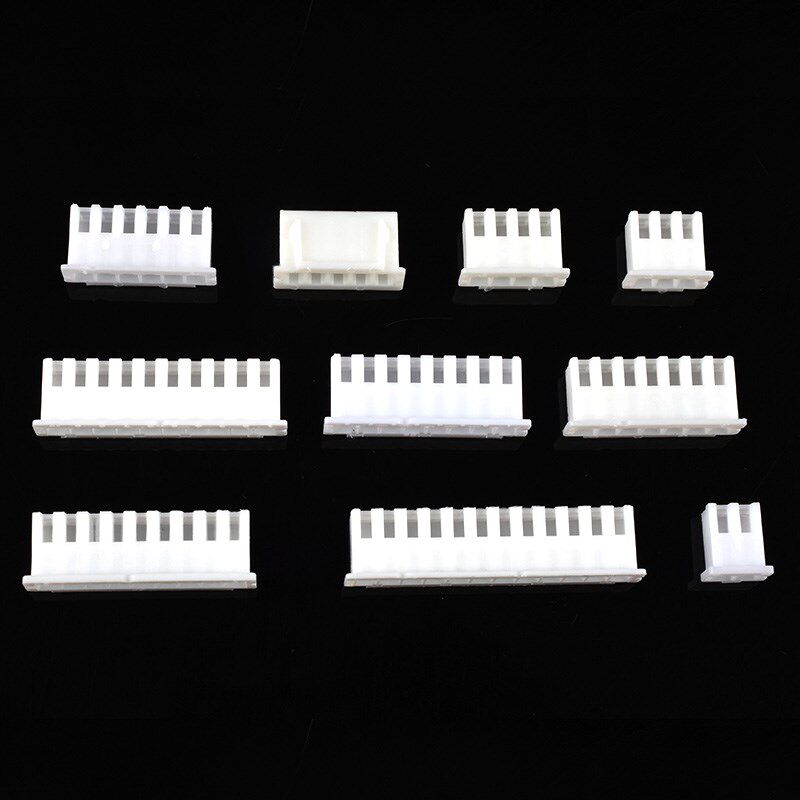 (50个)XH2.54接插件2.54mm 胶壳 插头 2p/3/4/5/6/7/8/9/10p/12p