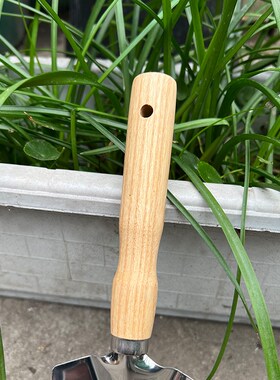 不锈钢小铲子种花工具家用园艺多肉挖土铁铲花铲种菜养花赶海套装