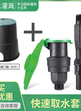 6分1寸快速取水阀小区园林取水器6寸阀门箱VB708阀门井绿化草坪
