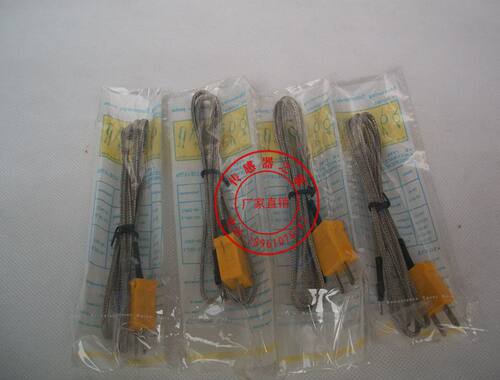 K型热电偶 K型插头温度传感器热电偶测温线 配套902C TES1310配件