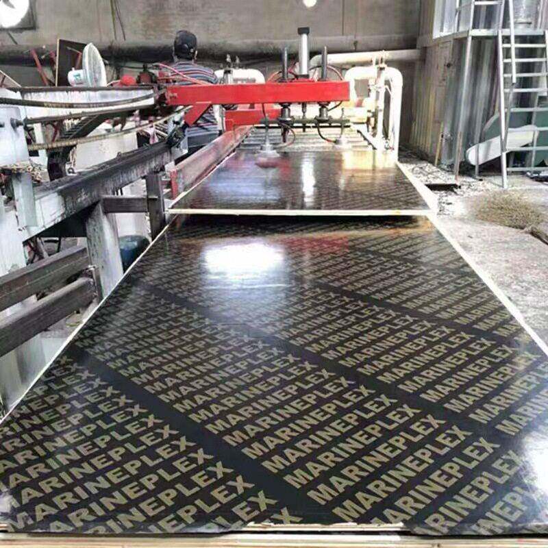黑板覆膜板建筑模板杨木芯胶合板工地工程多层木工板防水耐用
