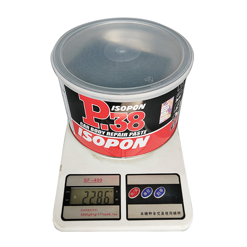 陆驰正品P38耐高温钣金灰p38汽车原子灰腻子油漆合金灰修补固化剂
