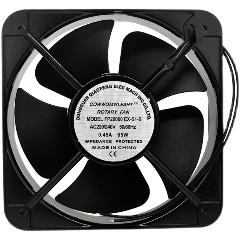 包邮FP 20060轴流风机ac220V 65W 0.45a机箱机柜散热风扇20cm厘米