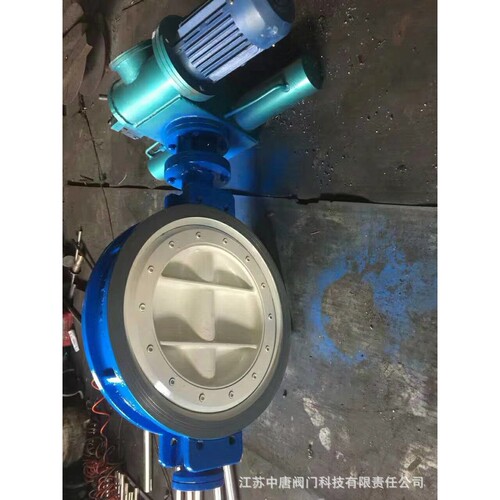 D273H-25C电液动三偏心对夹蝶阀 对夹式硬密封蝶阀  碳钢对夹蝶阀