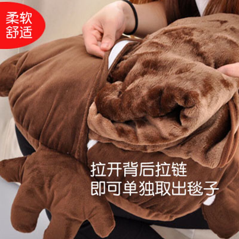 汽车抱枕被子两用车载枕头被子二合一毛毯四季通用暖手靠枕毯子冬