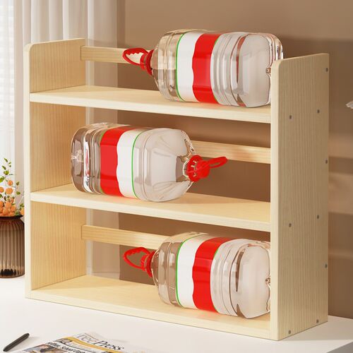 书架桌面简易置物架落地飘窗家用儿童学生实木多层桌上小书柜收纳