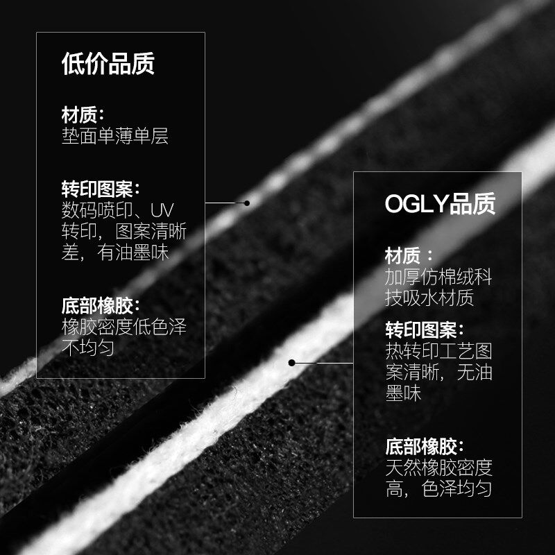 OGLY新中式硅藻泥厨房吸水防油地垫防滑垫软垫卫生间厕所浴室垫子