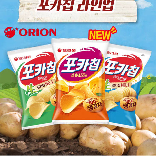 韩国进口好丽友奶酪味薯片60g