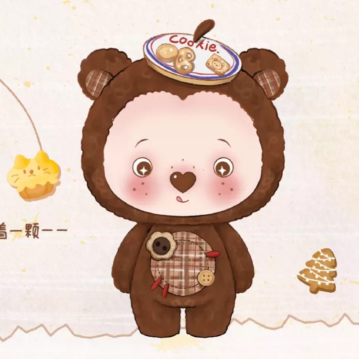 正版范趣町MOCO BEAR-小脚丫系列盲盒毛绒挂件潮玩周边摆件礼物女