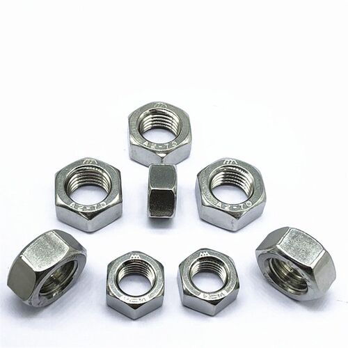 304不锈钢六角螺母ISO4032外六角加厚螺帽锁紧螺母丝帽M1.6-M48