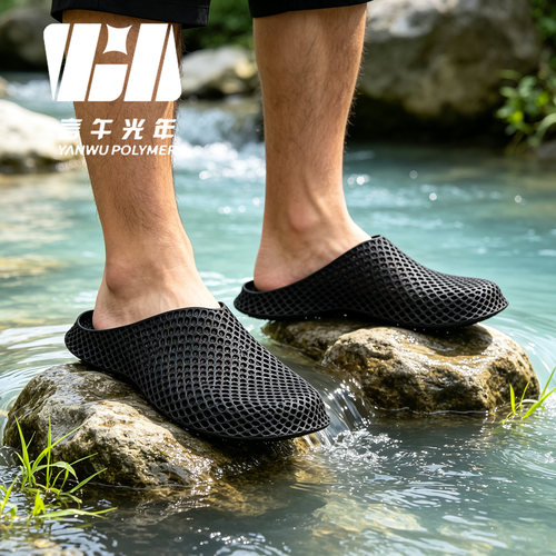 夏季网眼透气防滑懒人包头拖鞋