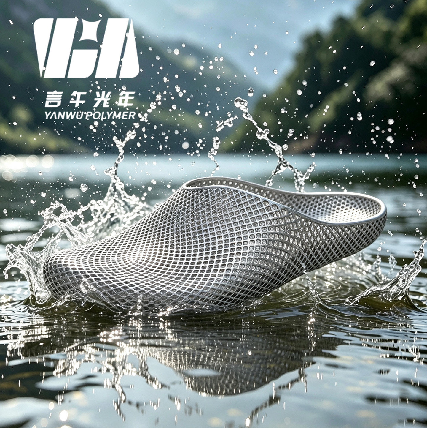 言午3D打印包头洞洞鞋透气防滑图片