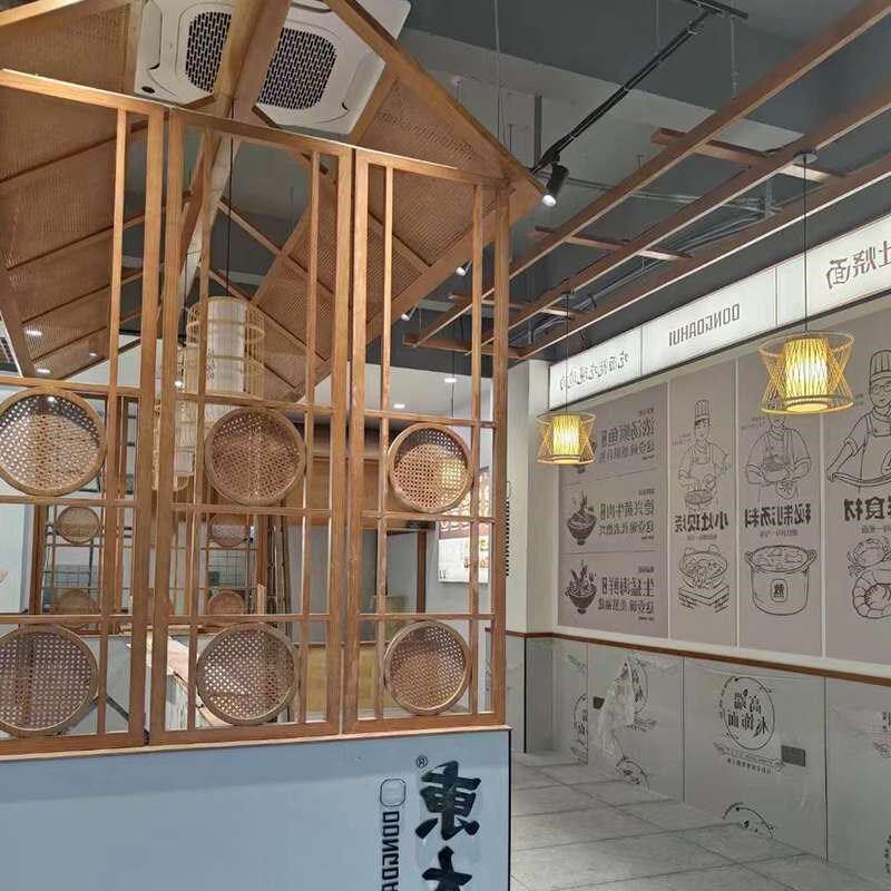 竹编灯笼中式饭厅饭店火锅店灯笼日式竹艺吊灯店铺禅意茶室竹灯