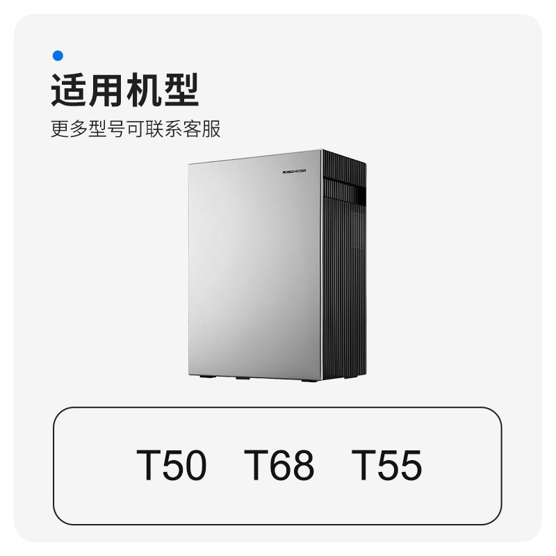 适配友好空气净化器滤网T50/T68/T70/T55过滤芯高效除甲醛配件